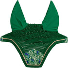 Kentucky Ear Bonnet Wellington Velvet Paisley Garden green/navy