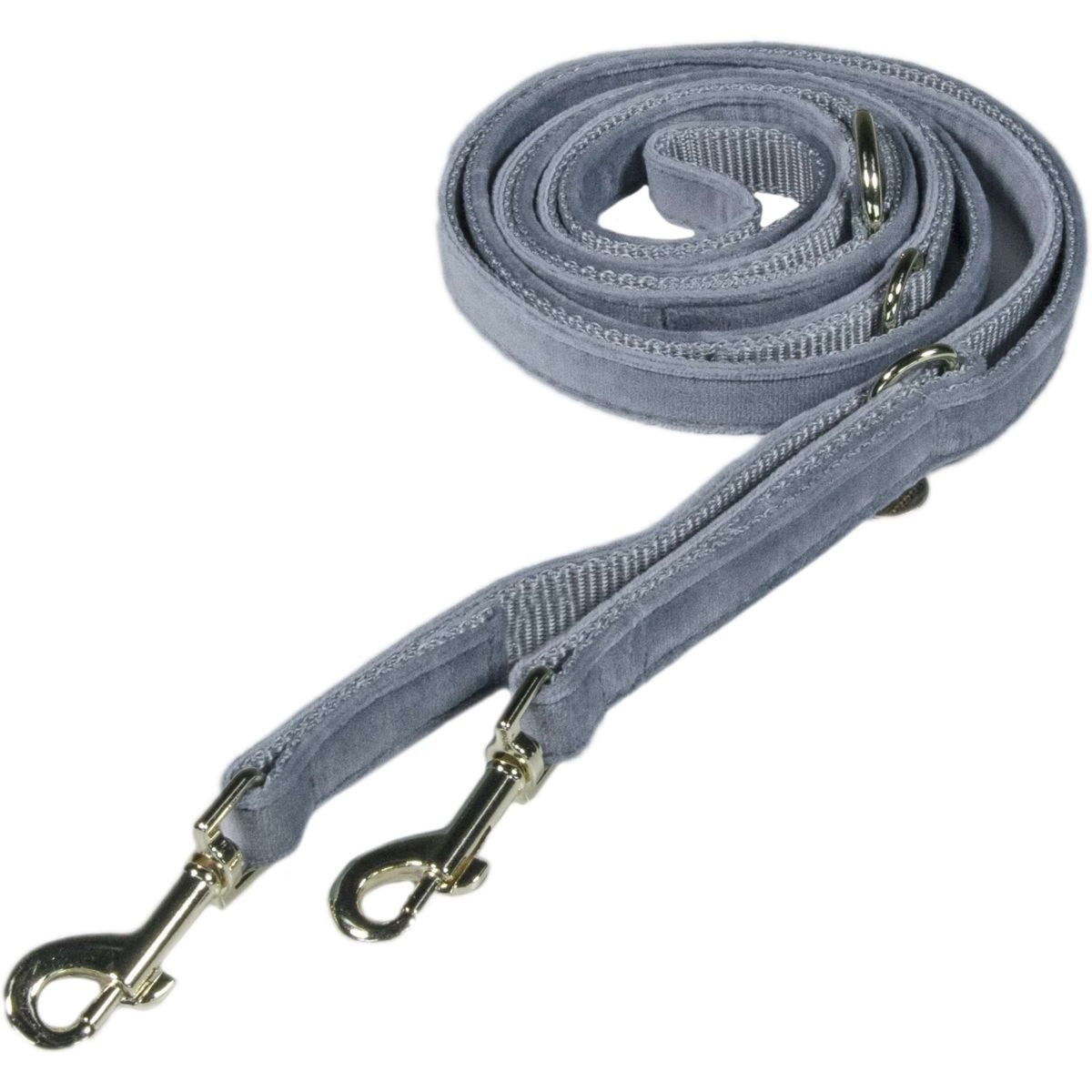 Kentucky Dog Leash Velvet Lightblue