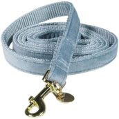 Kentucky Dog Leash Velvet Lightblue