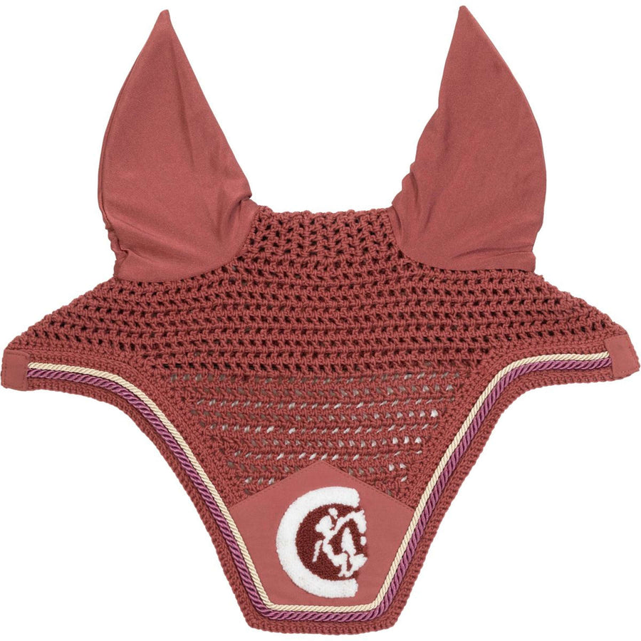Kentucky Ear Bonnet Wellington Soundless 3D Logo Rope Fuchsia