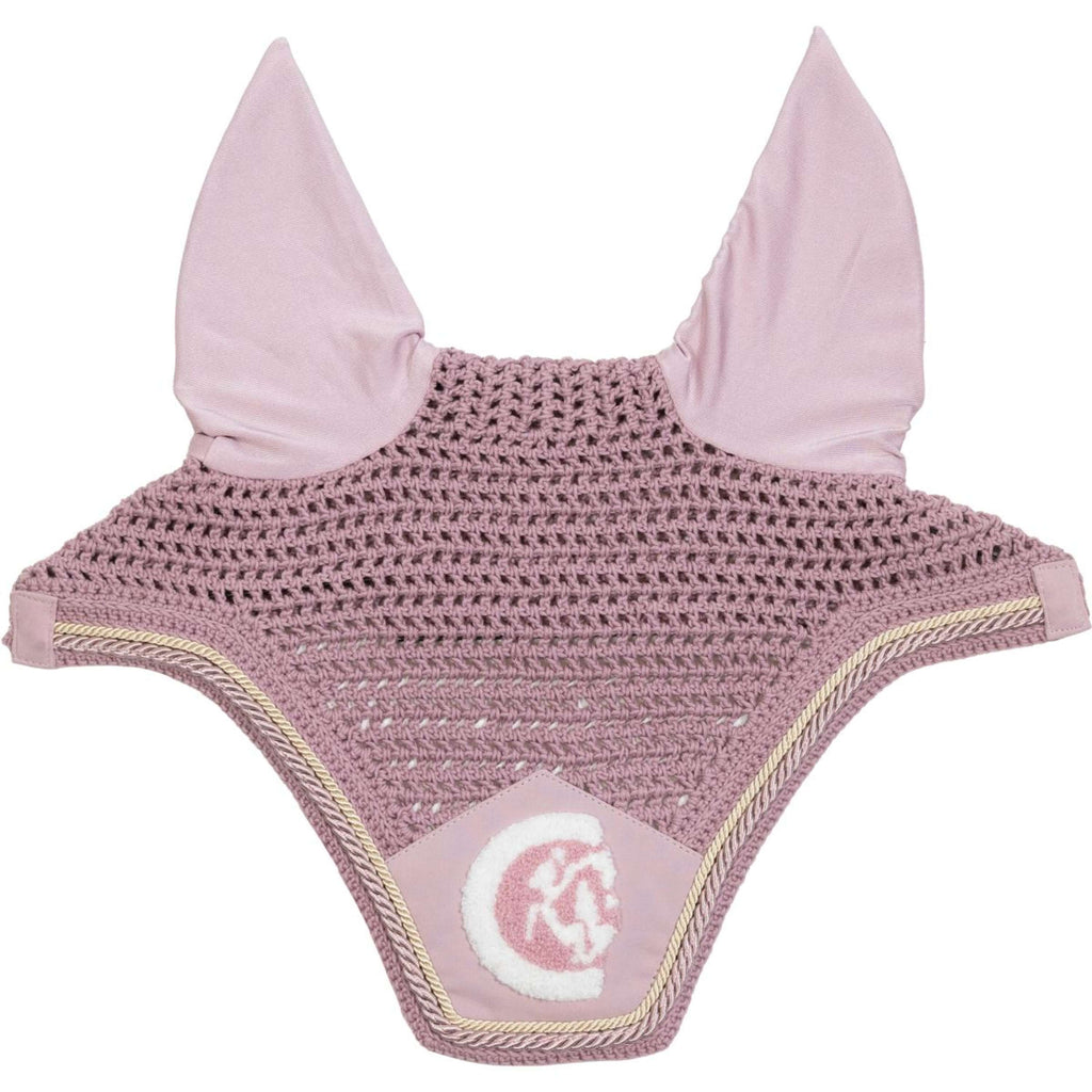 Kentucky Ear Bonnet Wellington Soundless 3D Logo Rope Lightpink
