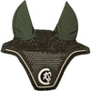 Kentucky Ear Bonnet Wellington Soundless 3D Logo Rope Pine Green