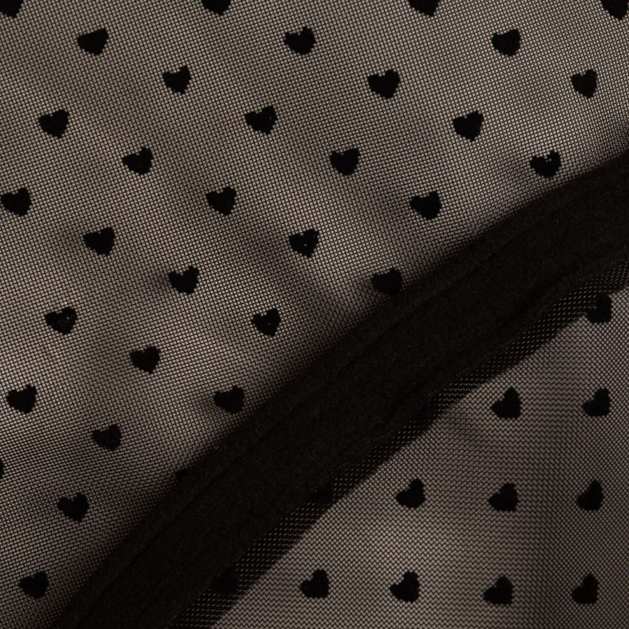 Kentucky Fly Mask Heart with Ears and Nose Black