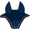 Kentucky Ear Bonnet Wellington Velvet Horse Printing Navy