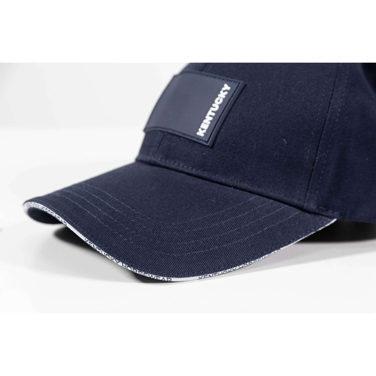 Kentucky Cap 2 Rubber Logo Navy