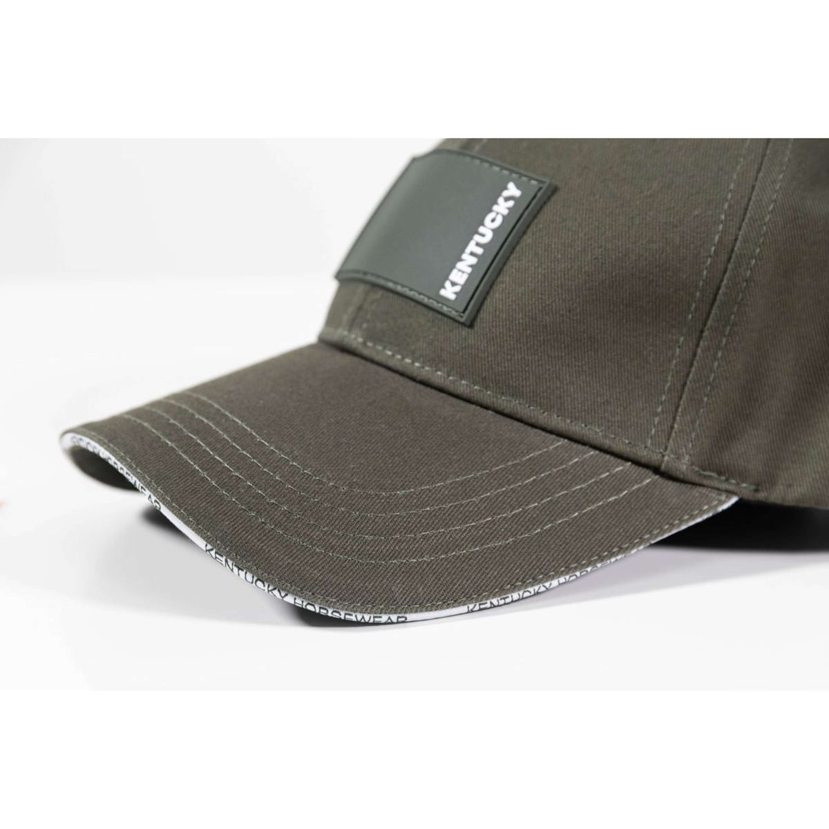 Kentucky Cap 2 Rubber Logo Dark Green