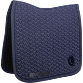 Kentucky Saddlepad Plaited 3D Logo Dressage Navy