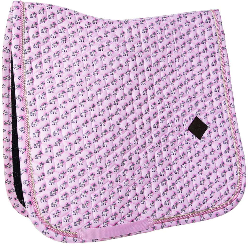 Kentucky Saddlepad Velvet Sammy Dressage Old Rose