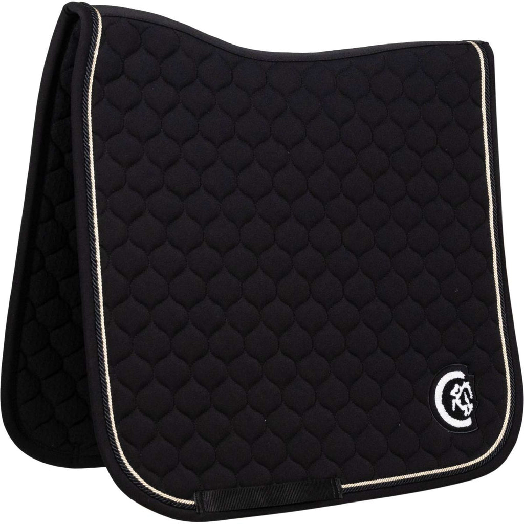 Kentucky Horsewear Saddlepad Onion Quilt 3D Logo Dressage Black