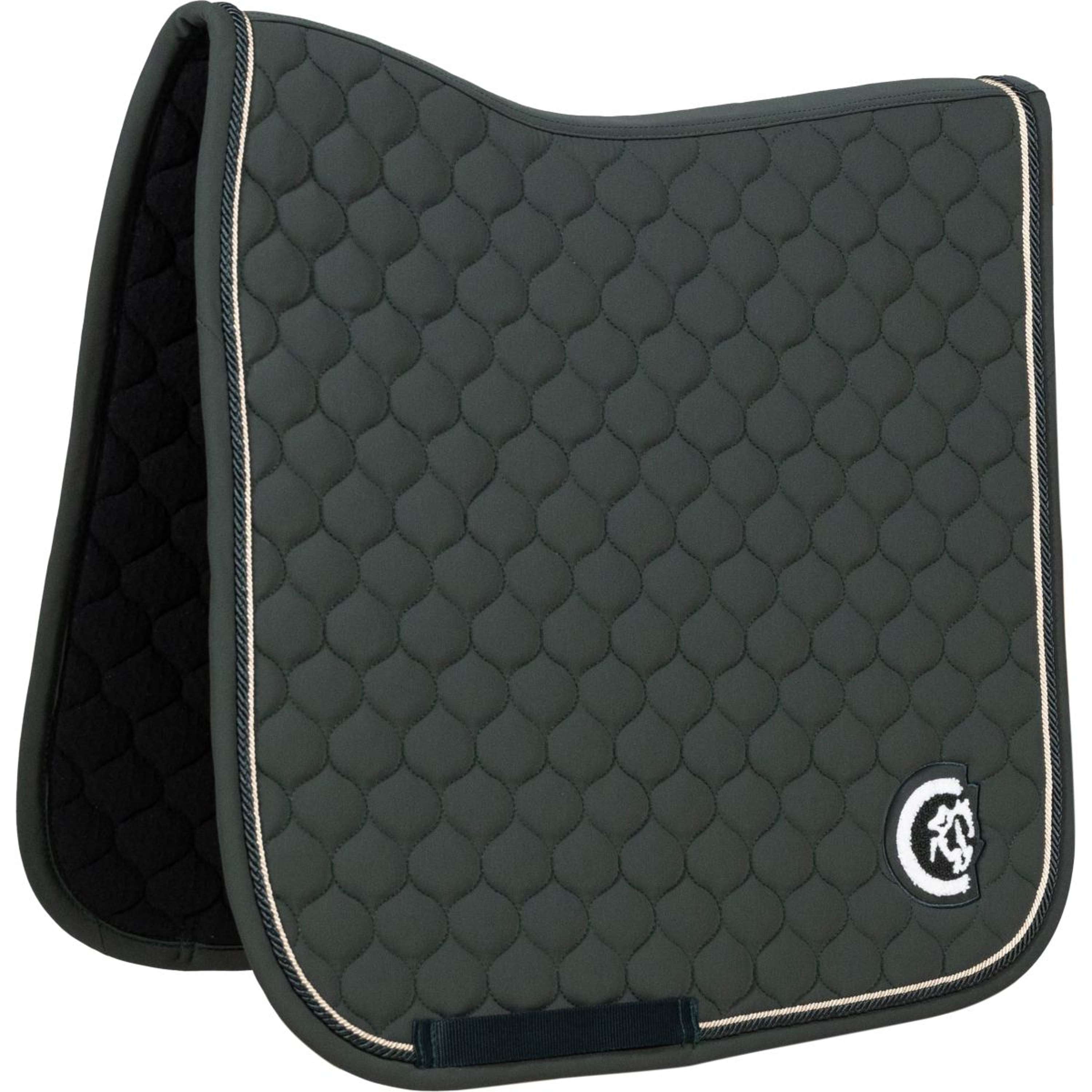 Kentucky Horsewear Saddlepad Onion Quilt 3D Logo Dressage Pine Green
