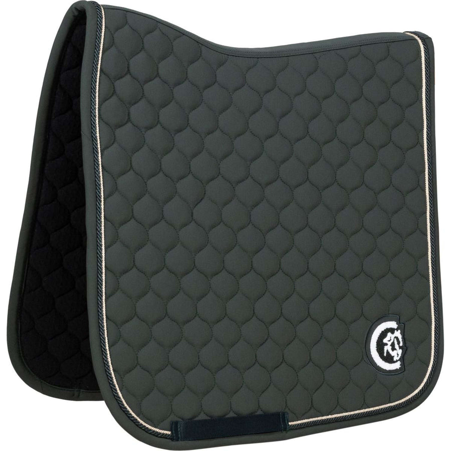 Kentucky Horsewear Saddlepad Onion Quilt 3D Logo Dressage Pine Green