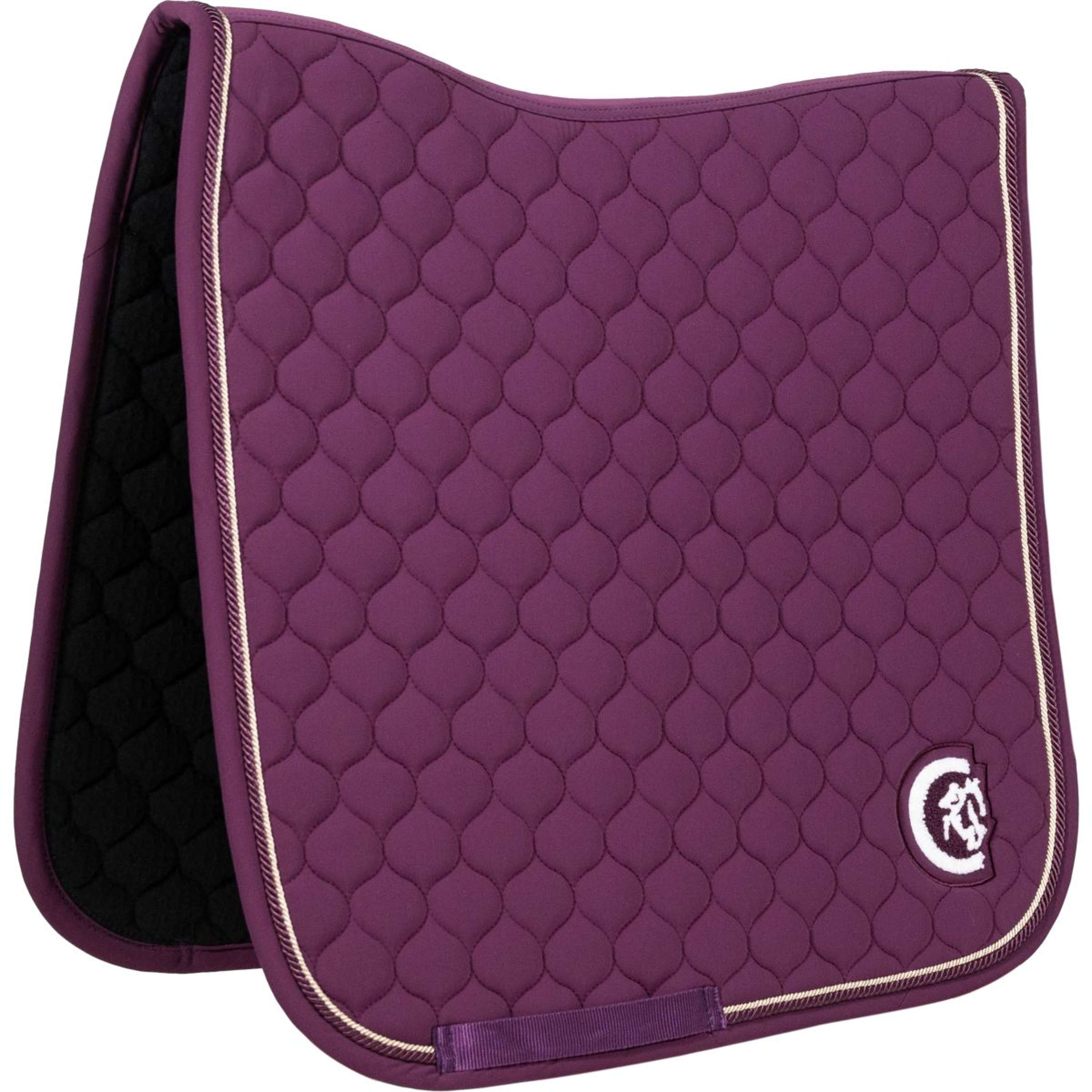 Kentucky Horsewear Saddlepad Onion Quilt 3D Logo Dressage Purple