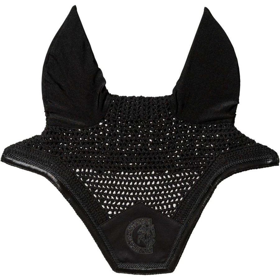 Kentucky Ear Bonnet Wellington Sparkling Logo Black
