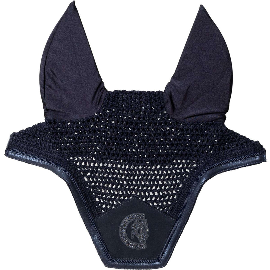 Kentucky Ear Bonnet Wellington Sparkling Logo Navy