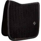 Kentucky Saddlepad Velvet Mini Pearls Dressage Black