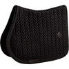 Kentucky Saddlepad Velvet Mini Pearls Jumping Black