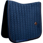 Kentucky Saddlepad Velvet Mini Pearls Dressage Navy