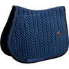 Kentucky Saddlepad Velvet Mini Pearls Jumping Navy