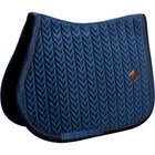 Kentucky Saddlepad Velvet Mini Pearls Jumping Navy