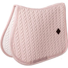 Kentucky Saddlepad Velvet Mini Pearls Jumping Old Rose