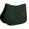 Kentucky Saddlepad Velvet Mini Pearls Jumping Pine Green