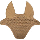 Kentucky Ear Bonnet Wellington Soundless Velvet Mini Pearls Beige