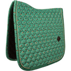 Kentucky Saddlepad Velvet Horse Printing Dressage Green