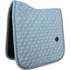 Kentucky Saddlepad Velvet Pied De Poule Dressage Navy