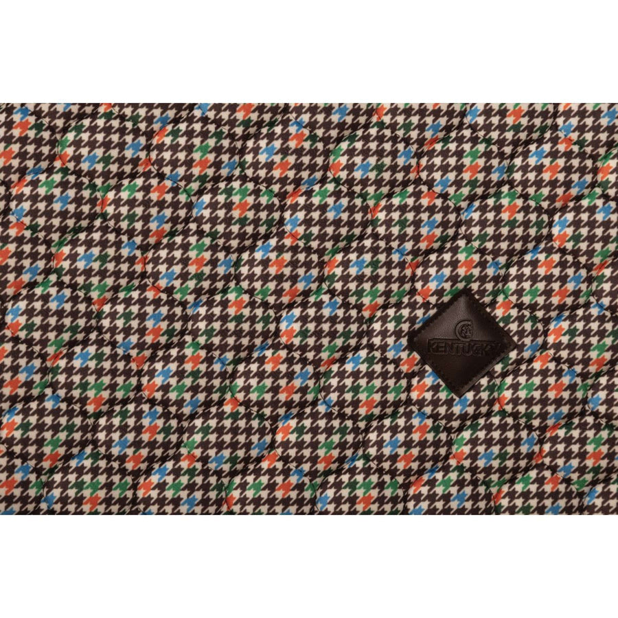 Kentucky Saddlepad Velvet Pied De Poule Brown