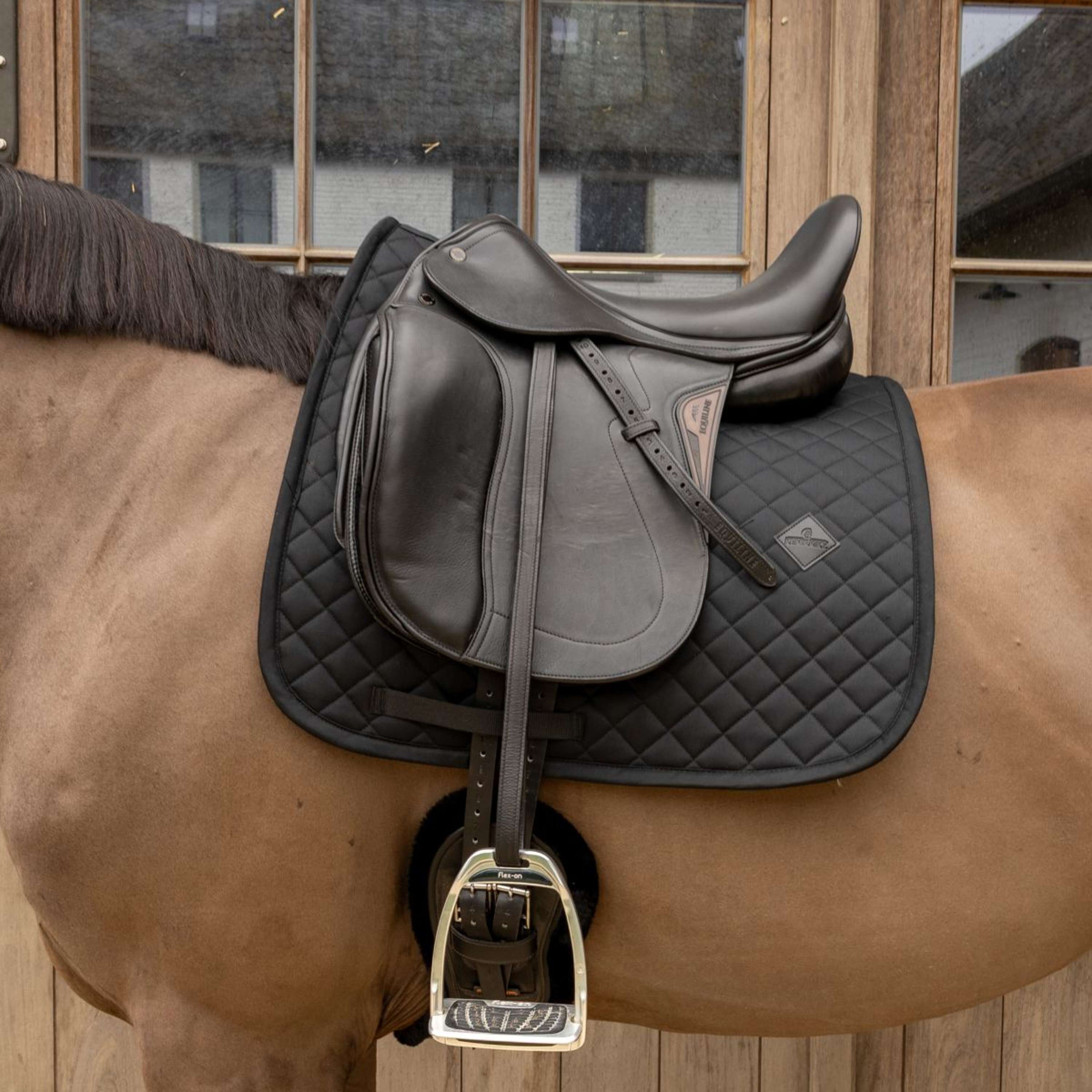 Kentucky Saddlepad Skin Friendly Diamond Dressage Black