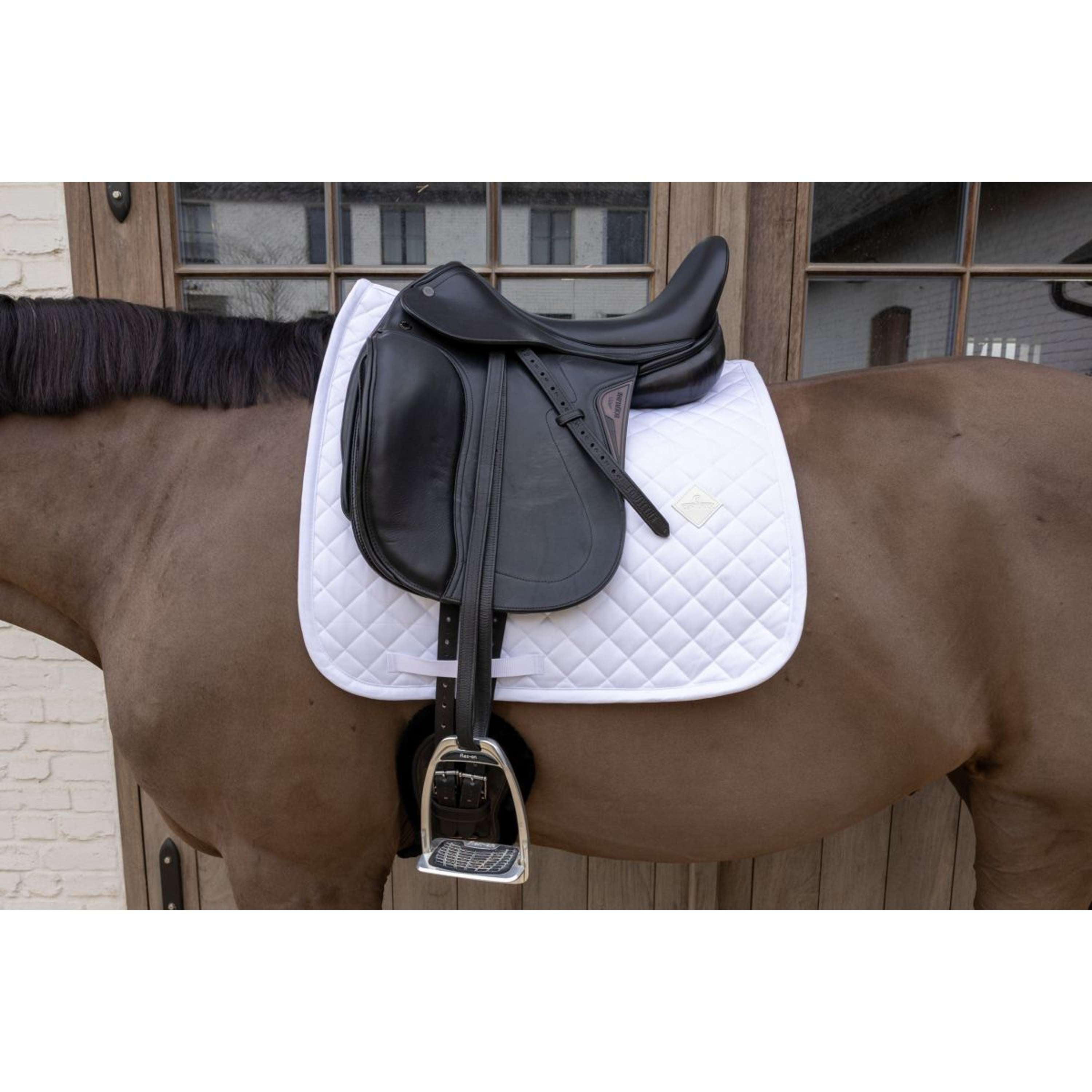 Kentucky Saddlepad Skin Friendly Diamond Dressage White