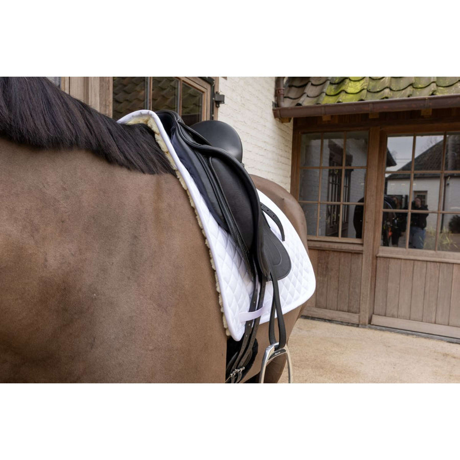 Kentucky Saddlepad Skin Friendly Diamond Dressage White