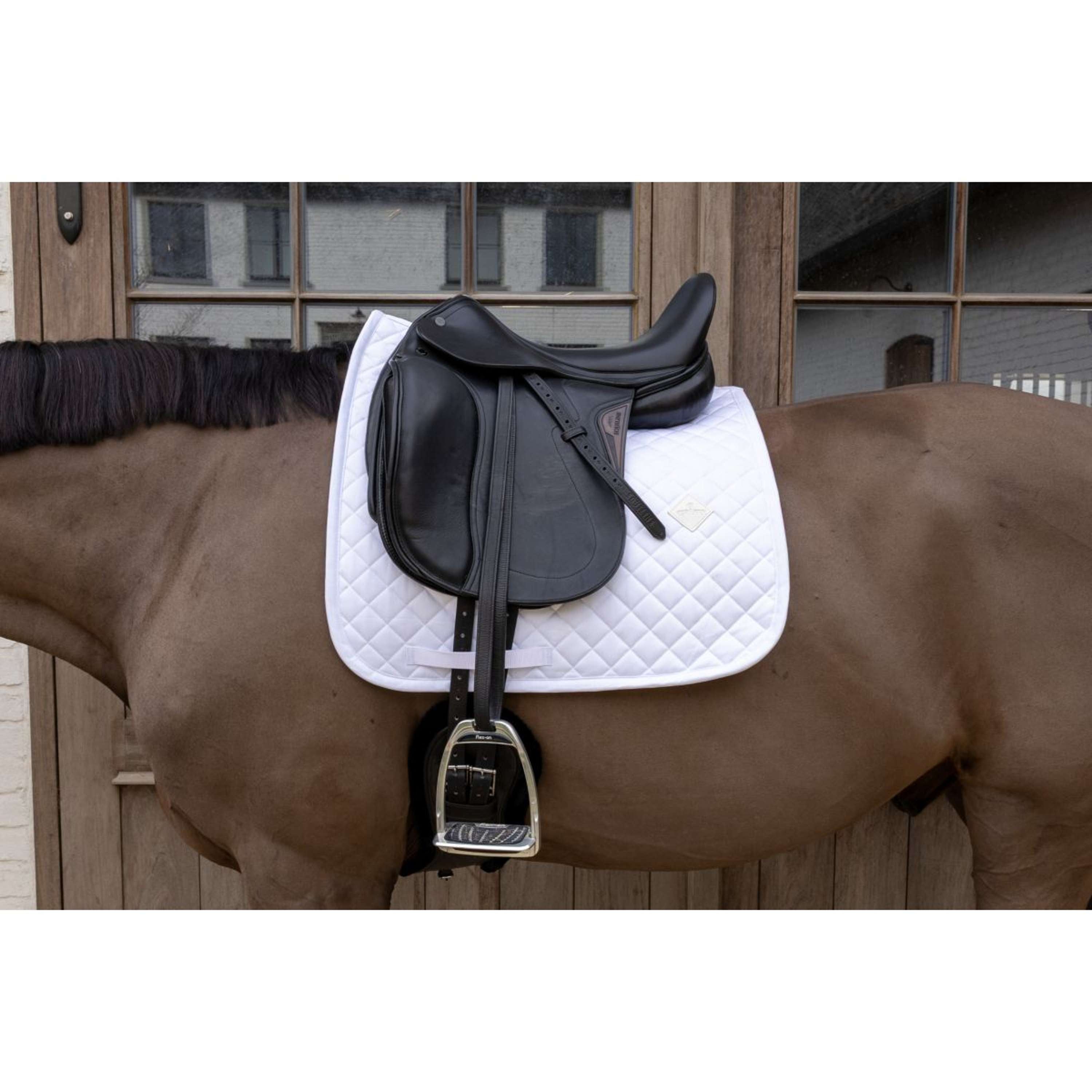 Kentucky Saddlepad Skin Friendly Diamond Dressage White