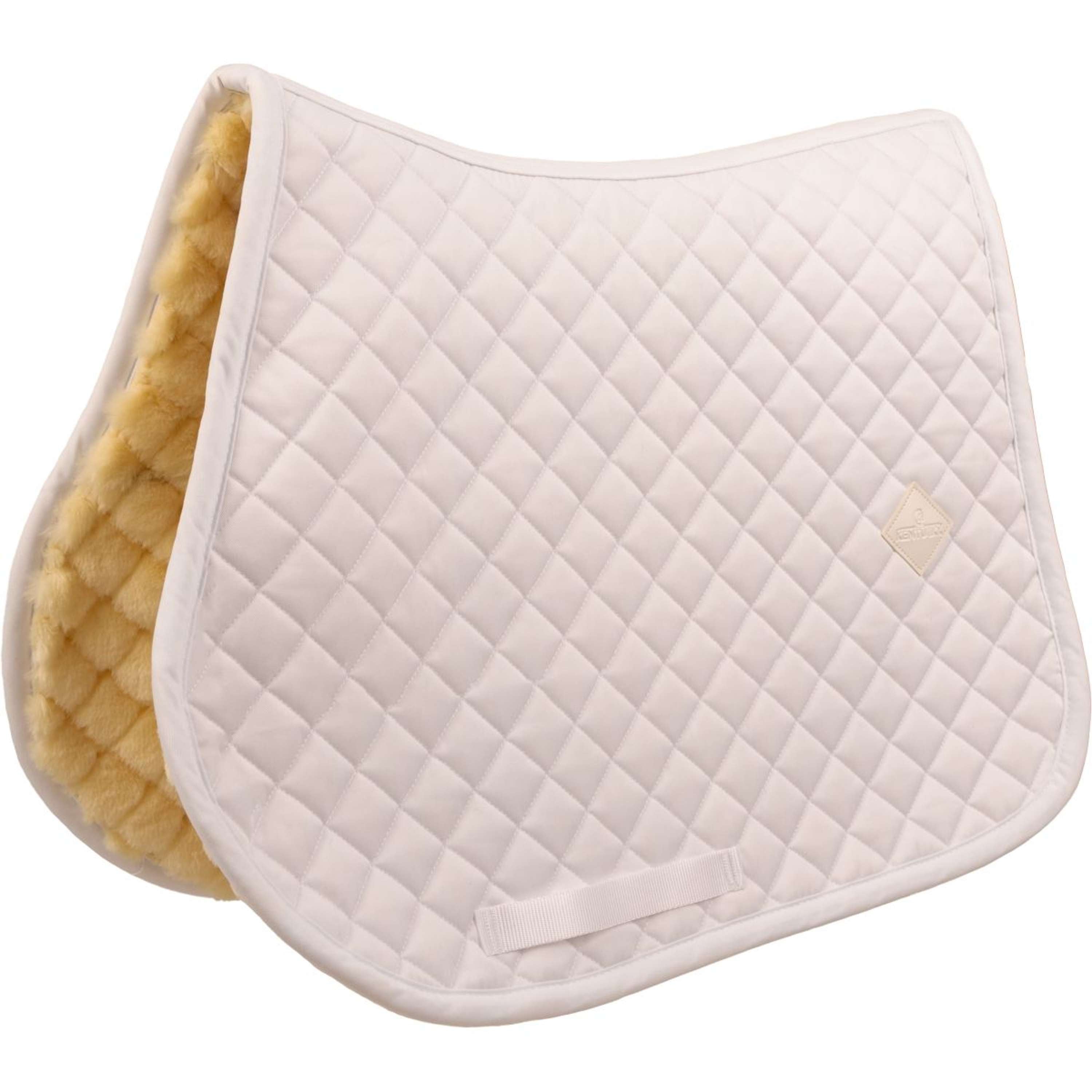 Kentucky Saddlepad Skin Friendly Diamond Jumping White