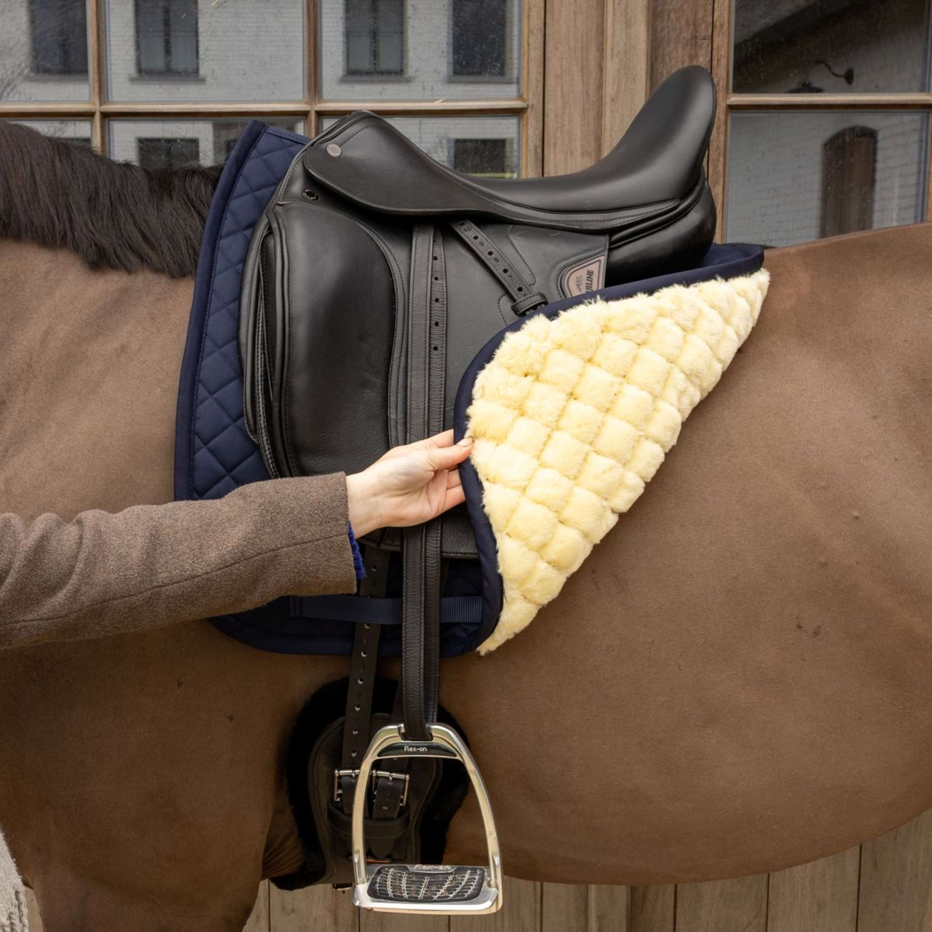 Kentucky Saddlepad Skin Friendly Diamond Dressage Navy