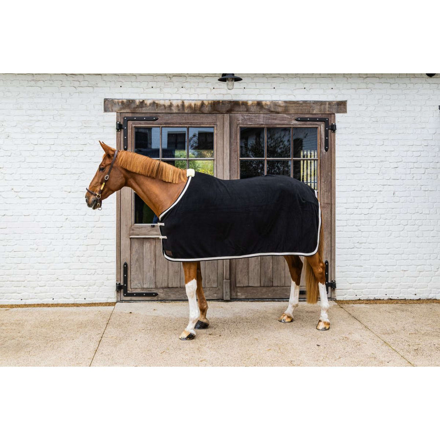 Kentucky Fleece Rug Plaited Black