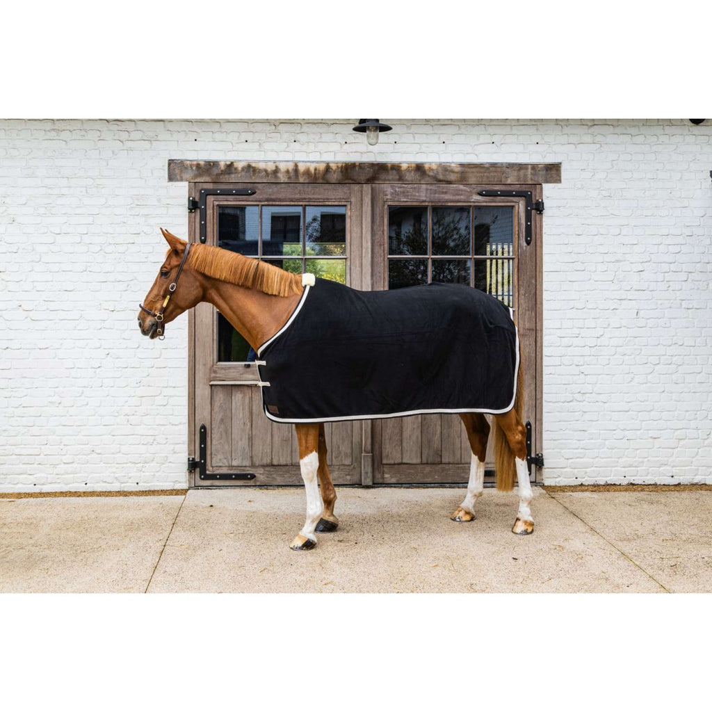 Kentucky Fleece Rug Plaited Black