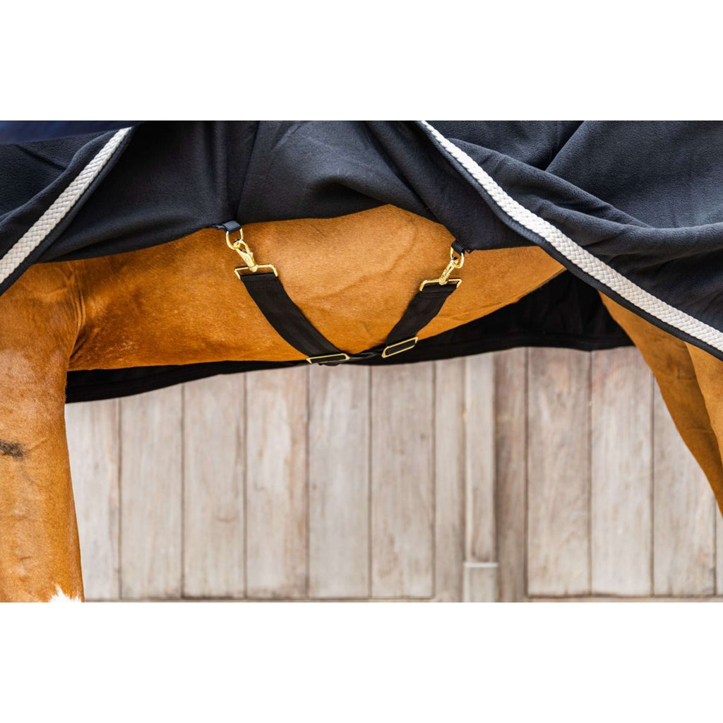 Kentucky Fleece Rug Plaited Black