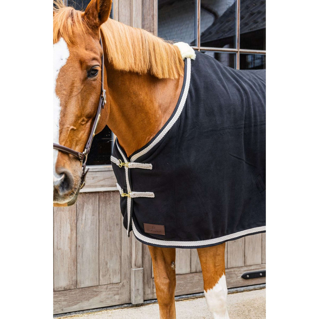 Kentucky Fleece Rug Plaited Black
