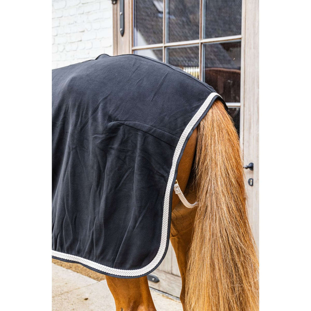 Kentucky Fleece Rug Plaited Black