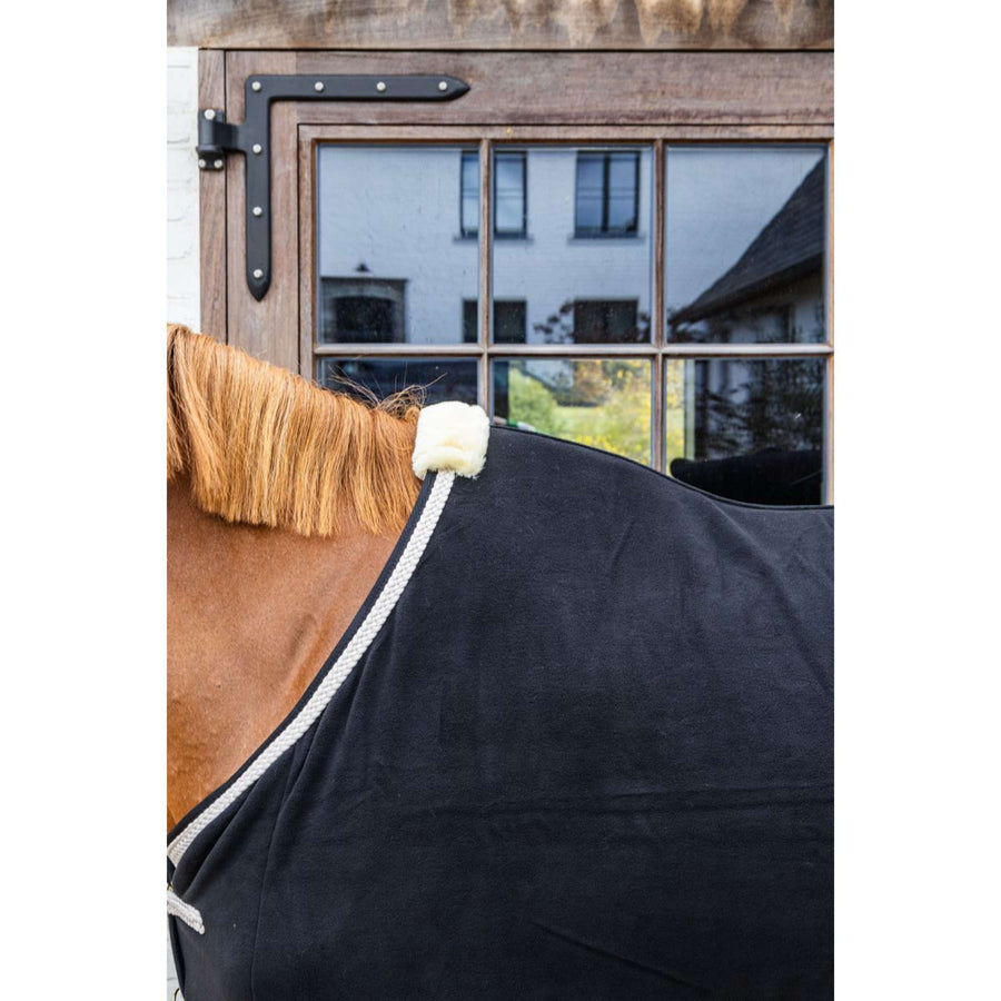 Kentucky Fleece Rug Plaited Black