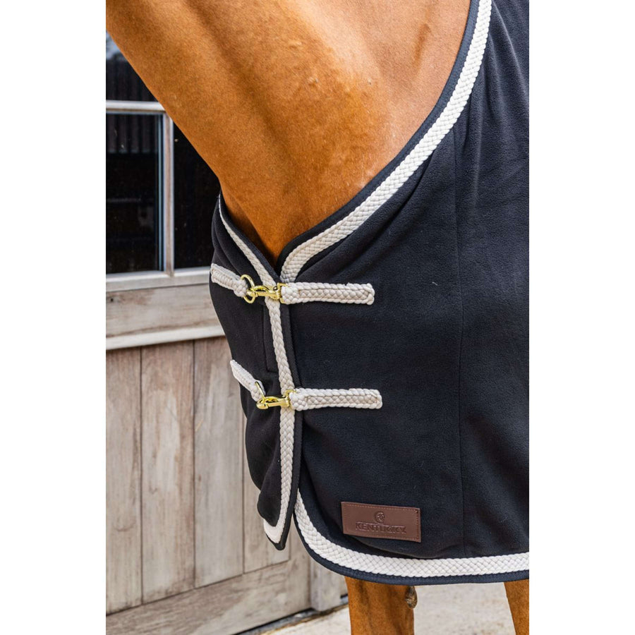 Kentucky Fleece Rug Plaited Black