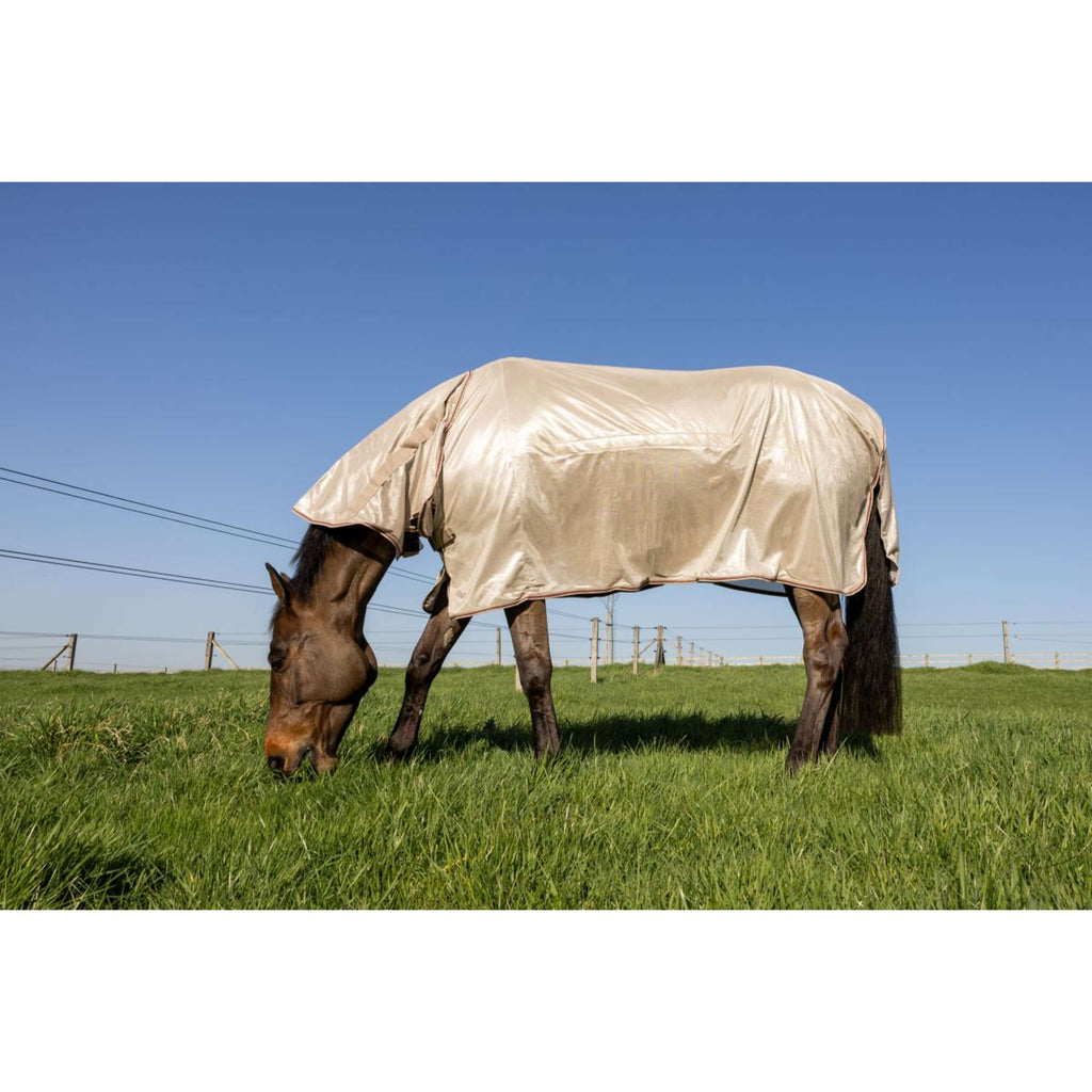 Kentucky Fly Rug Comfort Mesh Classic with Neck & Belly Cover Beige/Bordeaux
