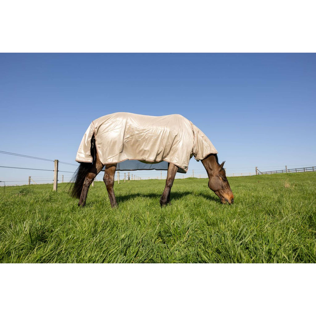 Kentucky Fly Rug Comfort Mesh Classic with Neck & Belly Cover Beige/Bordeaux