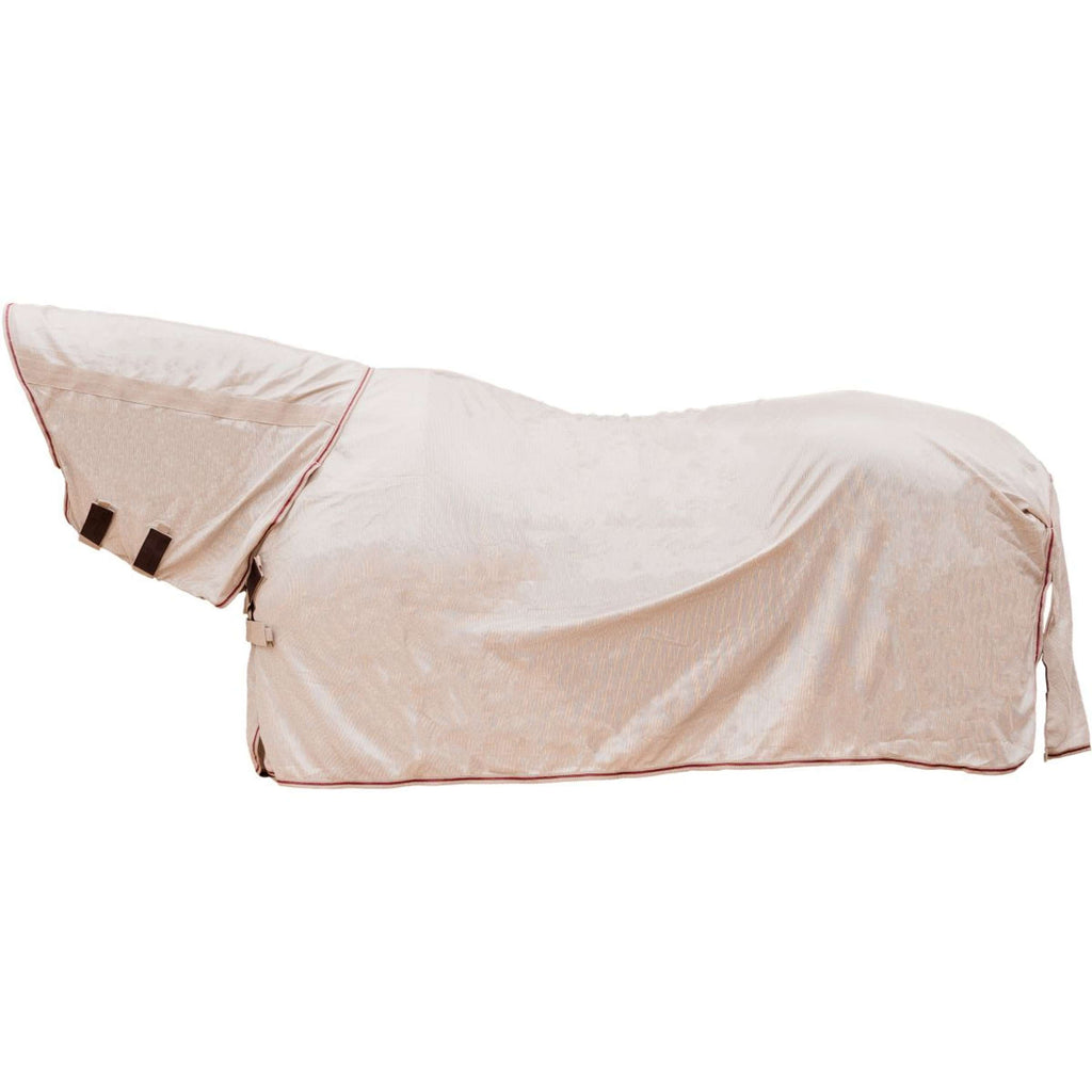 Kentucky Fly Rug Comfort Mesh Classic with Neck & Belly Cover Beige/Bordeaux