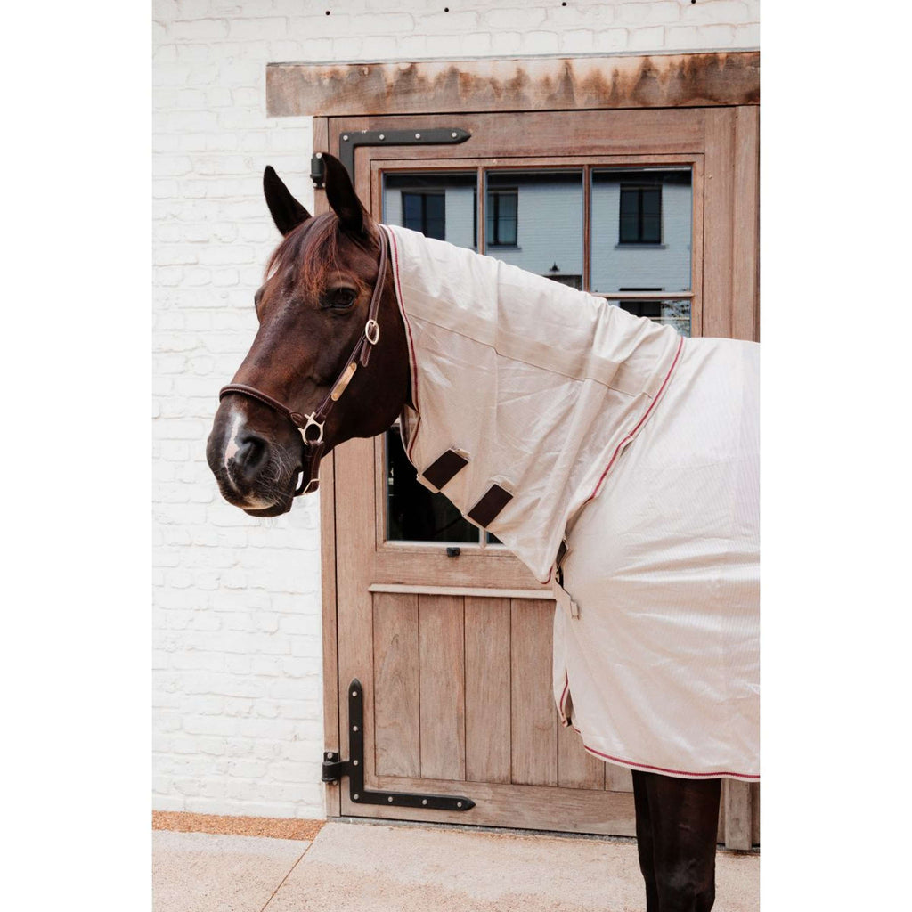 Kentucky Fly Rug Comfort Mesh Classic with Neck & Belly Cover Beige/Bordeaux