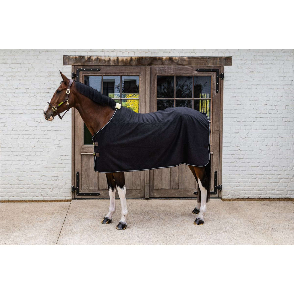 Kentucky Fleece Rug Heavy Melange Black