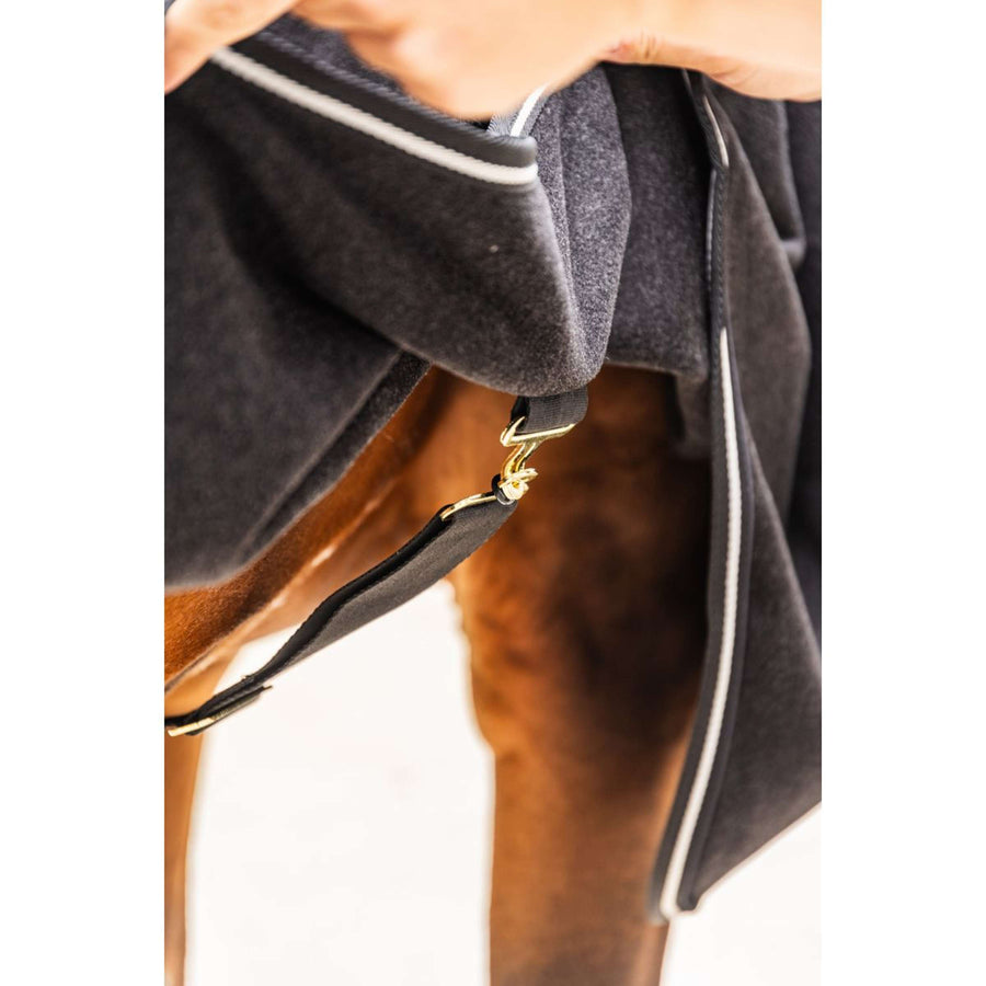 Kentucky Fleece Rug Heavy Melange Black