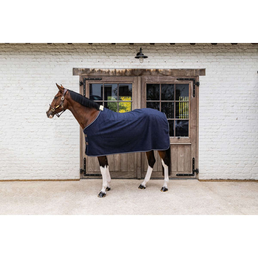 Kentucky Fleece Rug Heavy Melange Navy