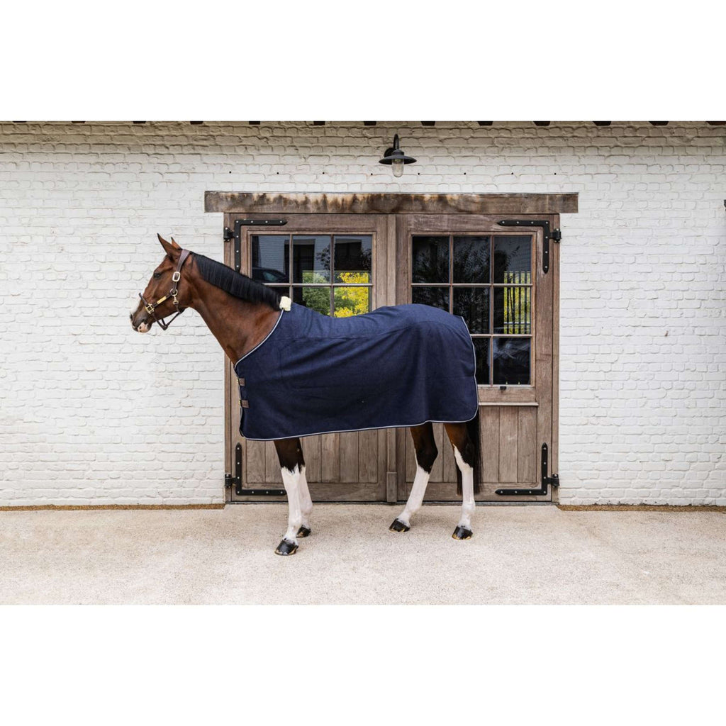 Kentucky Fleece Rug Heavy Melange Navy